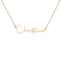 Signature Style Name Necklace