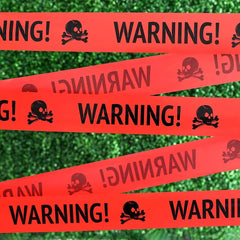 Halloween Warning Caution Tape - Warning Line Halloween Decoration